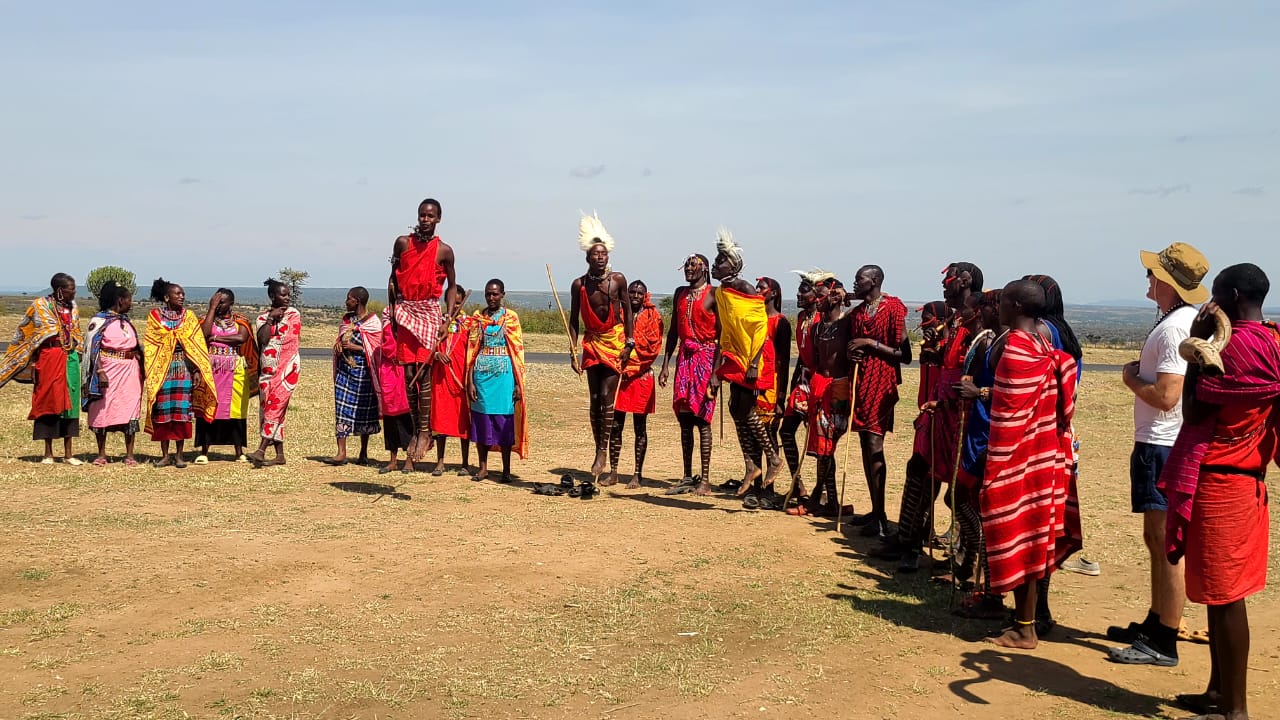 Traditional dancers in kenya